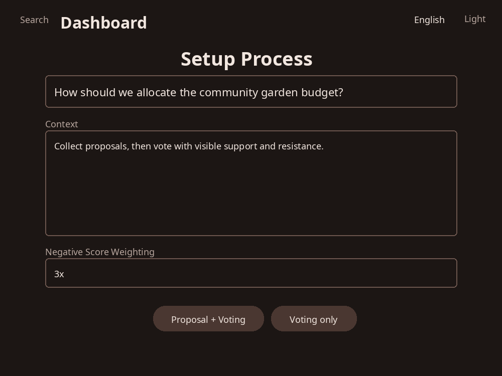 Uku setup process screen